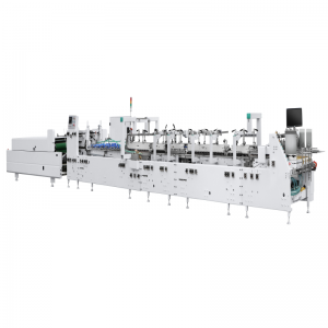 High Speed ELT-1100 multi function fold gluer for cardboard and corrugated board