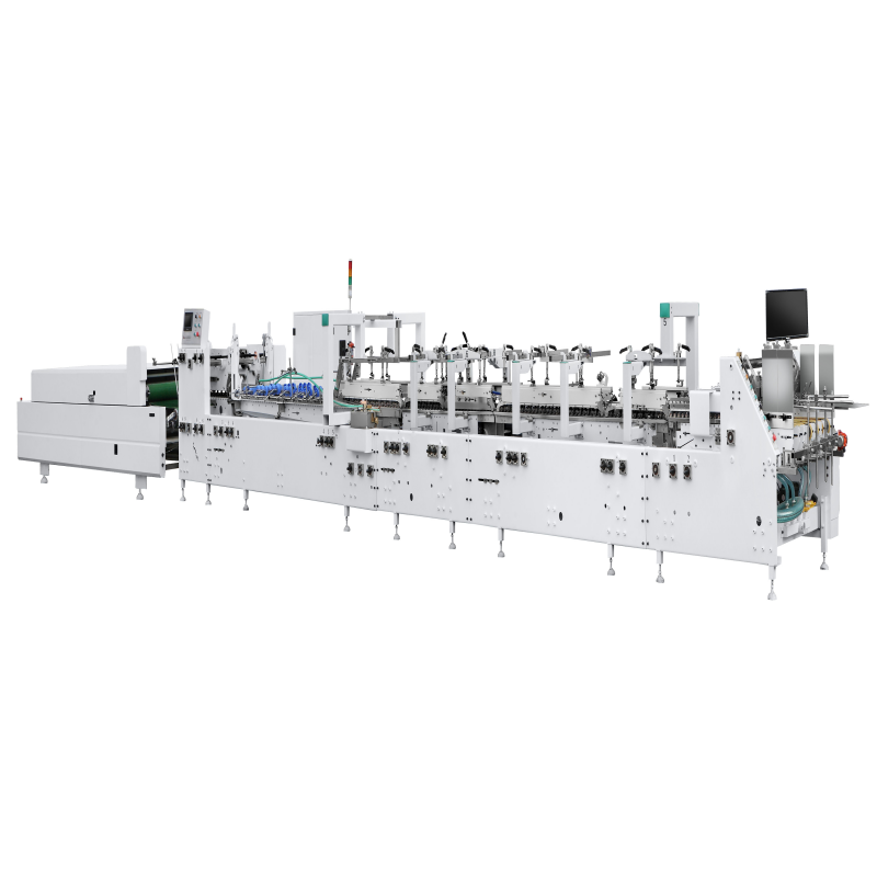 High Speed ELT-1100 multi function fold gluer for cardboard and corrugated board