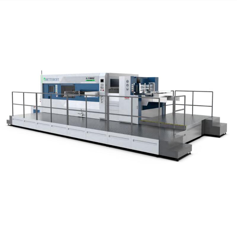 ELT-1650QZ Full Stripping Automatic Lead Edge Feeding Flatbed Die Cutting Machine