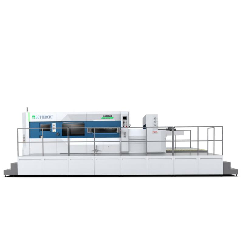 Máquina de corte e vinco plana de alimentação automática de borda de ataque de grande formato ELT-1880Q